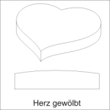 Herzform gew�lbt