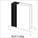 Designerstein Buch 2teilig