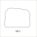 Felsen Form 3